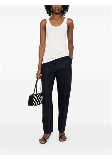 canotta a coste donna crema LEMAIRE | TS0001 LJ1016WH048